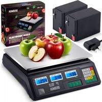 ELEKTRONICZNA WAGA SKLEPOWA MAGAZYNOWA 40 kg / 2g AKUMULATORY GRATIS