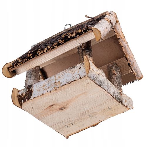 KARMNIK DLA PTAKÓW DUŻY XXL DOMEK DREWNIANY WISZĄCY BUDKA OZDOBA DO na Arena.pl