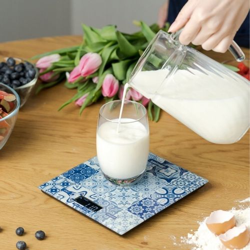 Waga kuchenna elektroniczna ZELMER ZKS1100C 5 kg LCD szkło wzór na Arena.pl