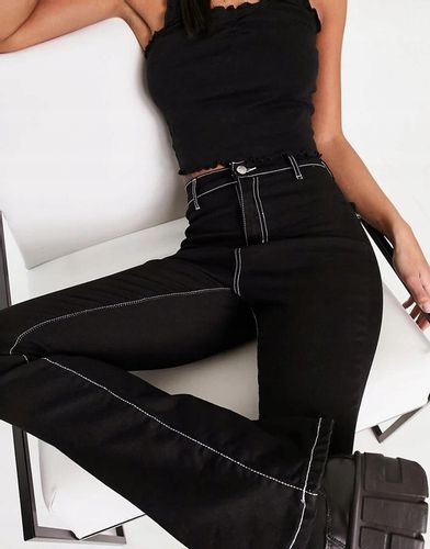 DON'T THINK TWICE SPODNIE WYSOKI STAN PRZESZYCIA KONTRAST ER2 NH2__XL na Arena.pl