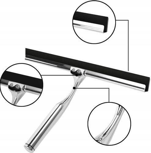 Srebrna Ściągaczka Silikonowa Do Okna Szyb Luster na Arena.pl