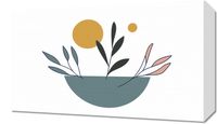 Obraz 50x30cm Miska Roślinności