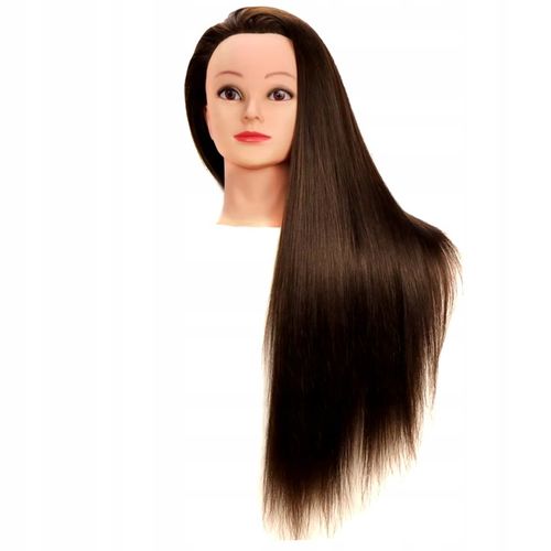 GŁÓWKA Treningowa FRYZJERSKA Syntetyczny Włos Statyw Głowa do Czesania na Arena.pl