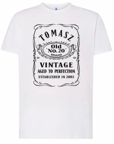 KOSZULKA MĘSKA 30 40 50 60 70 URODZINY PREZENT na Arena.pl