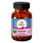 Preparat ziołowy Shatavari układ rozrodczy Organic India 60 kapsułek
