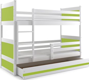 Łóżko dla dzieci RICO dziecięce 200x90 meble drewniane piętrowe