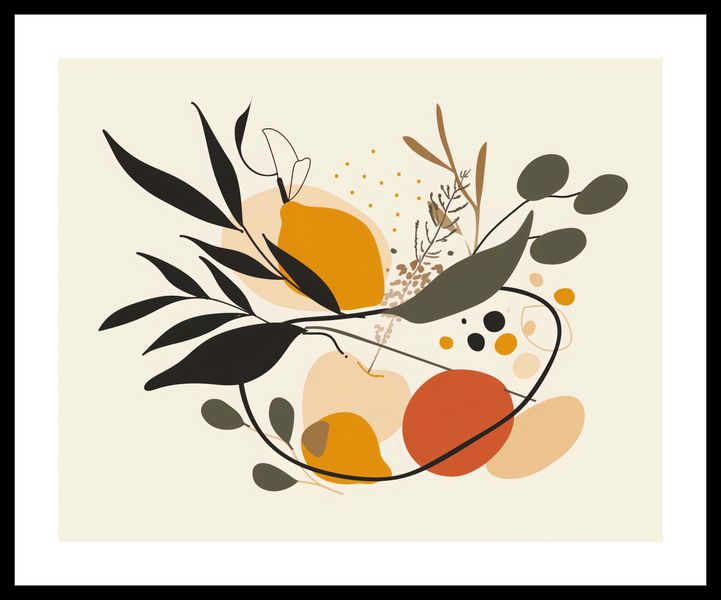 Plakat 50x40cm Botaniczny Wir zdjęcie 3