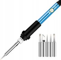 LUTOWNICA Kolbowa z REGULACJĄ TEMP + 6 GROTÓW 60W