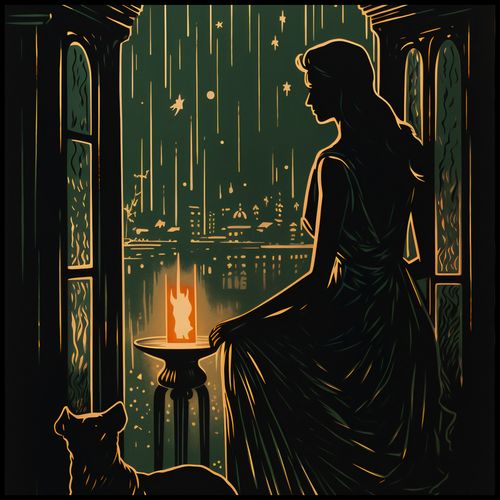 Plakat 100x100cm Nocne Szeptanie na Arena.pl