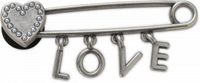 Przypinka Crocs Jibbitz Pin Do Butów Love Safety Pin