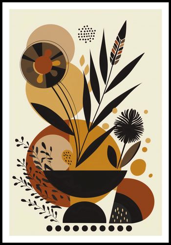 Plakat 67,5x100cm Ogrody Geometryczne na Arena.pl