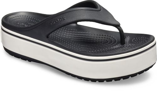 Crocs CROCBAND PLATFORM FLIP 066 BLACK WHITE M6 na Arena.pl