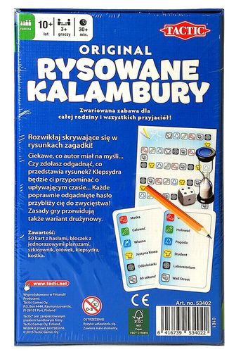 Gra RYSOWANE KALAMBURY Oryginal Tactic Podróżna na Arena.pl