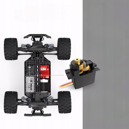 Samochód Zdalnie Sterowany 4x4 RC Terenowy Auto 1:18 36km/h Pilot 2.4 GHz na Arena.pl