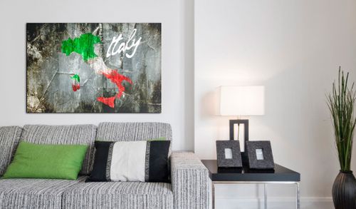 Obraz - Artystyczna mapa Włoch Rozmiar - 60x40 na Arena.pl