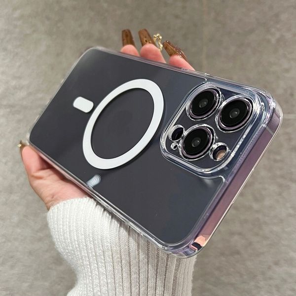 Etui do iPHONE 16 PRO MAX WZMACNIANE 360° SHOCK CLEAR CASE do MagSafe+SZKŁO zdjęcie 8