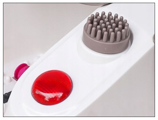 Masażer masaż stóp wodny hydromasażer do nóg podczerwień 4 rolki 3 nasadki zdjęcie 7