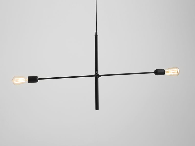 Lampa wisząca TWIGO 2 – czarny zdjęcie 2