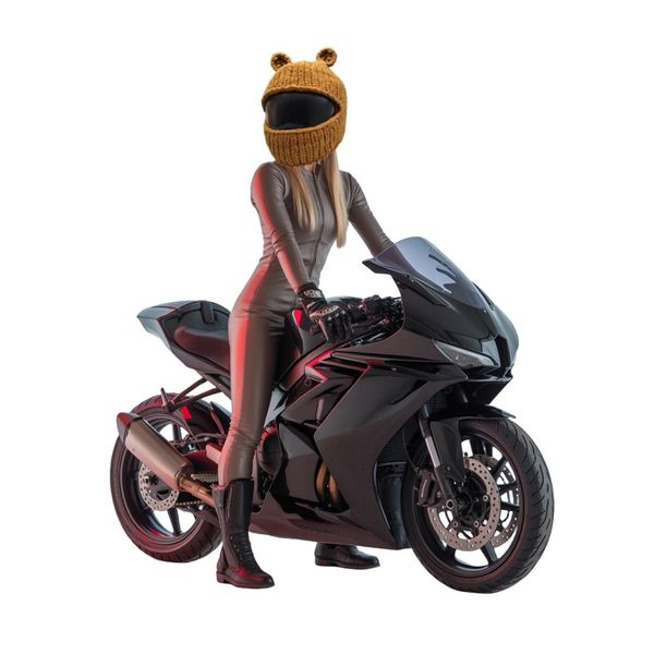 Czapka na kask Bear Rider zdjęcie 15