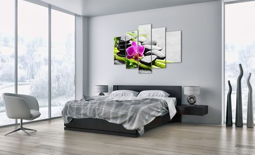 Obraz Na Płótnie - Storczyk Bambus  - 150X100 Cm - Ea150X100-2681 na Arena.pl
