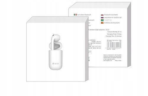 Bezprzewodowa Słuchawka Bluetooth Devia BT 5.0 na Arena.pl