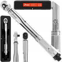 KLUCZ DYNAMOMETRYCZNY Delphi Zakres Momentu 2-24Nm z Blokadą 1/4" CrV