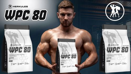 HERKULES WPC 80 900g BIAŁKO SERWATKOWE GLUTAMINA REGENERACJA WHEY PROTEIN na Arena.pl