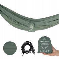 Hamak turystyczny KADVA Sailo Hammock zielony OS WYTRZYMAŁY ŁATWY MONTAŻ