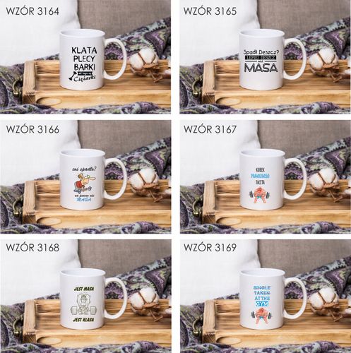 Kubek z nadrukiem napis PREZENT DOBRY DZIK na Arena.pl