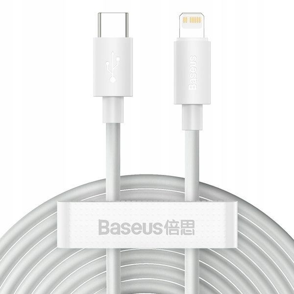Kabel niktrade USB typ C - Apple Lightning 1,5 m biały zdjęcie 9
