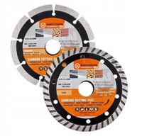 Tarcze diamentowe 2 szt. 125mm segmentowa i turbo