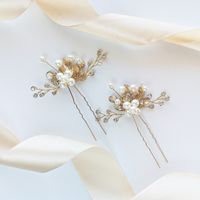 Zestaw wsuwek ślubnych złotych KOKONET 4-0125