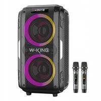 2 x Głośnik bezprzewodowy Bluetooth W-KING T9 Pro 120W (czarny)