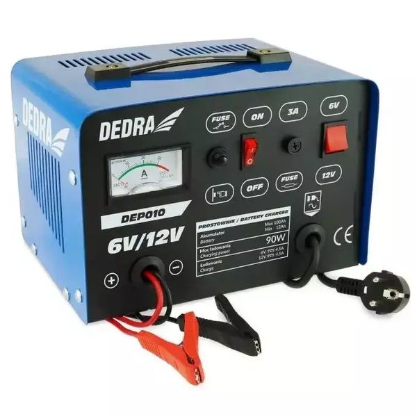 PROSTOWNIK DEDRA DEP010 6/12V 12-100AH zdjęcie 1