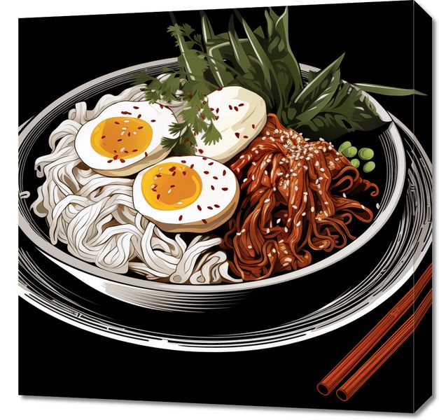 Obraz 60x60cm Ramen w Sztuce zdjęcie 1