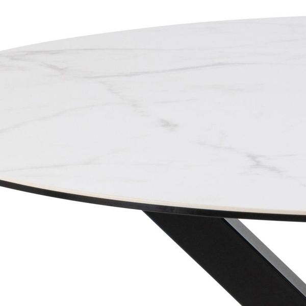 Stół Heaven 120cm white Akranes zdjęcie 5