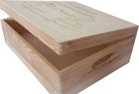 Pudełko wspomnień na roczek chrzest ślub urodziny z grawerem personalizacja