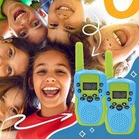 Walkie talkie dla dzieci duży zasięg zestaw 2szt krótkofalówka Łoki Toki