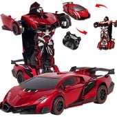 ROBOT SAMOCHÓD LAMBORGHINI 2w1 AUTOBOT ZDALNIE STEROWANY PILOT Ładowanie