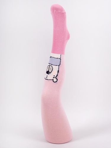 Rajstopy dziewczęce bawełniane we wzory 3PAK  104-110 YOCLUB na Arena.pl