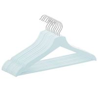 Wieszaki na ubrania drewniane zestaw 9 szt. niebieskie