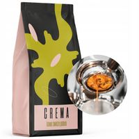 KAWA ZIARNISTA 1KG CREMA blend BRAZYLIA Świeżo Palona nieKWAŚNA do EKSPRESU