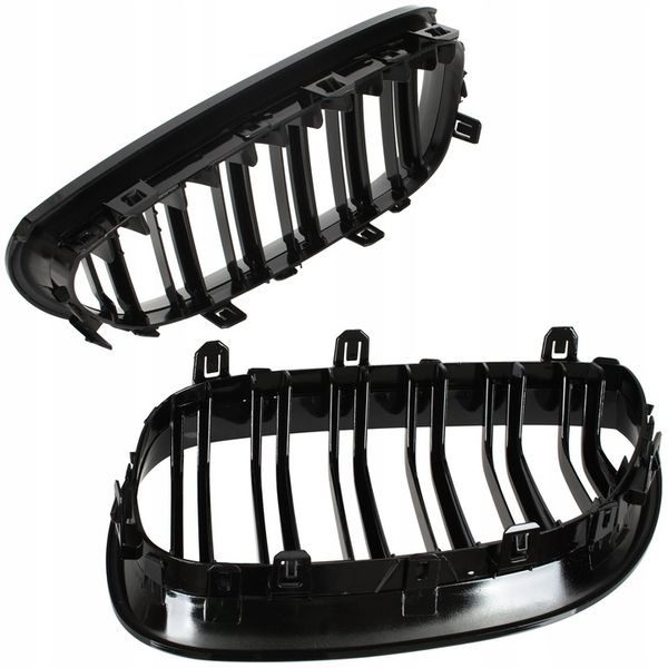 Atrapa Nerki Grill Kratka Czarny Połysk Pakiet do BMW E60 E61 M5 zdjęcie 3