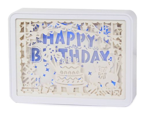 LAMPKA NOCNA TABLICA 3D KOLORY RGB LED PILOT DOTYK na Arena.pl