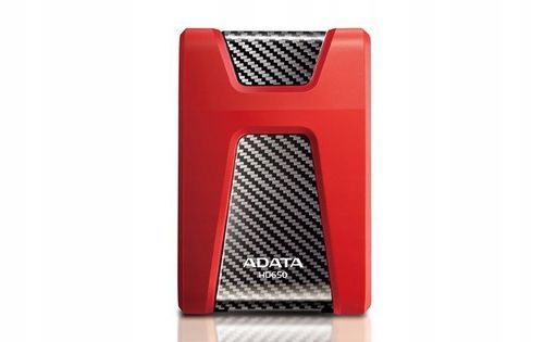 Dysk zewnętrzny HDD ADATA HD650 (1TB; 2.5"; USB 3.2; czerwony) na Arena.pl