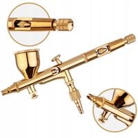 Aerograf Modelarski Precyzyjny GOLD z Dyszą 0,3mm Double Action
