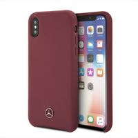 mercedes mehcpxsilre iphone x/ xshard case czerwony/red