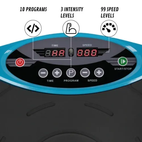 PLATFORMA WIBRACYJNA Z NAKŁADKĄ HMS SVP01 AZURE MASAŻER CIAŁA ODCHUDZANIE na Arena.pl