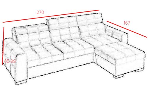Narożnik Modułowy Ines II na Arena.pl