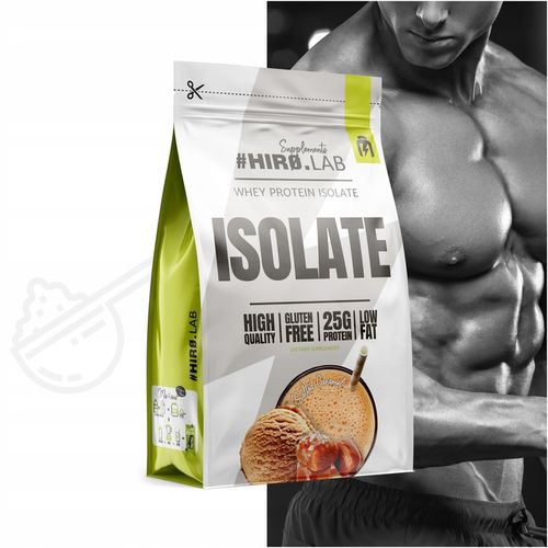 Izolat Białka BIAŁKO 700 g wpi Whey Protein Isolate Słony Karmel HIRO na Arena.pl